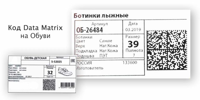 Фото datamatrix код