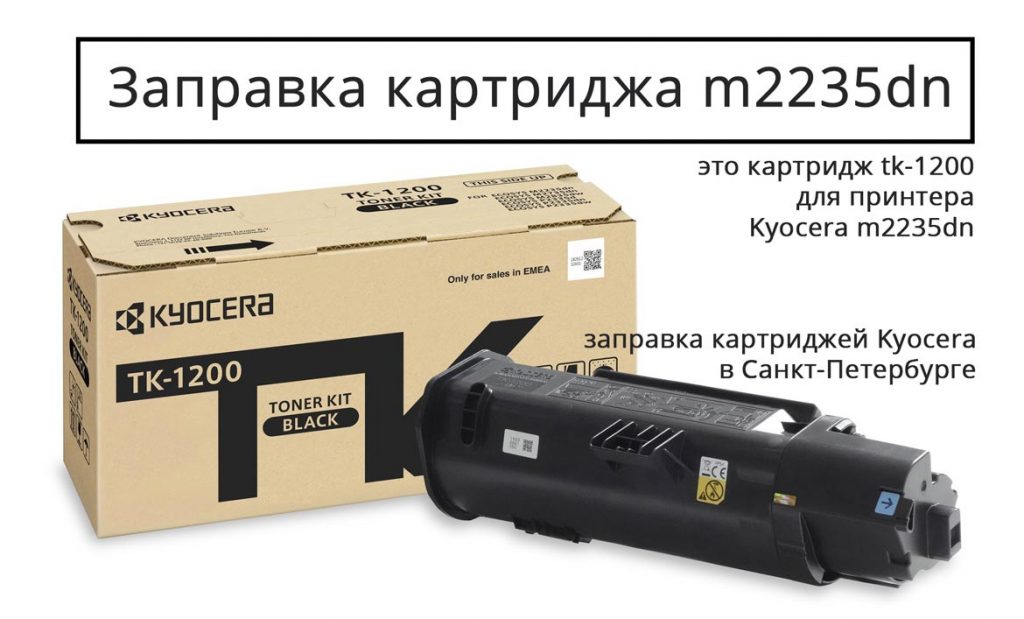 заправка картриджа kyocera m2235dn